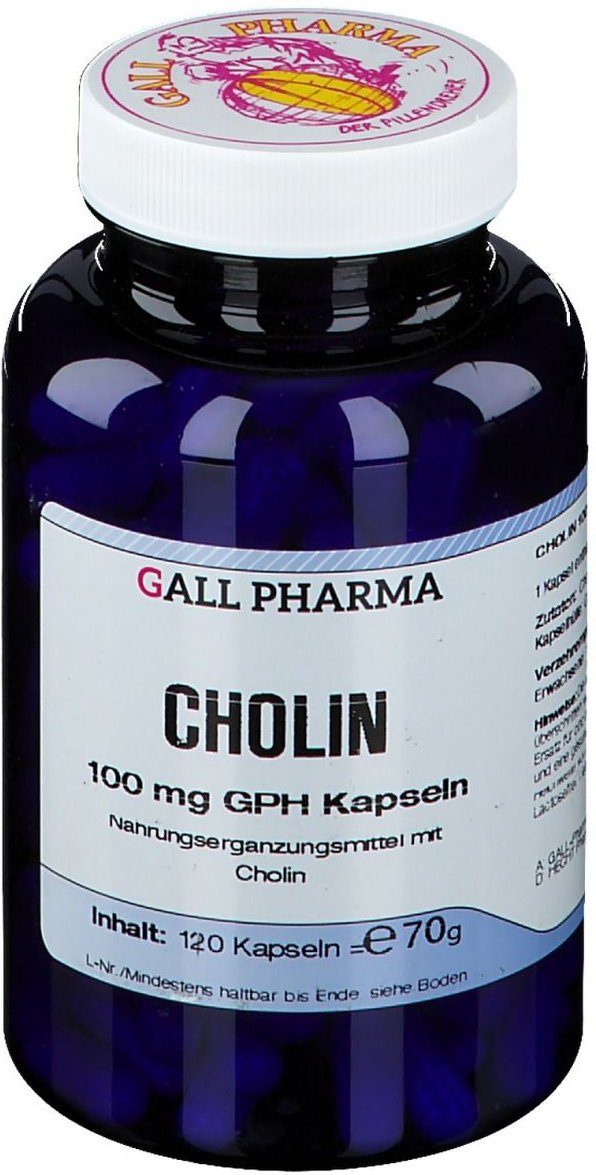 Cholin 100 mg GPH Kapseln 120 St