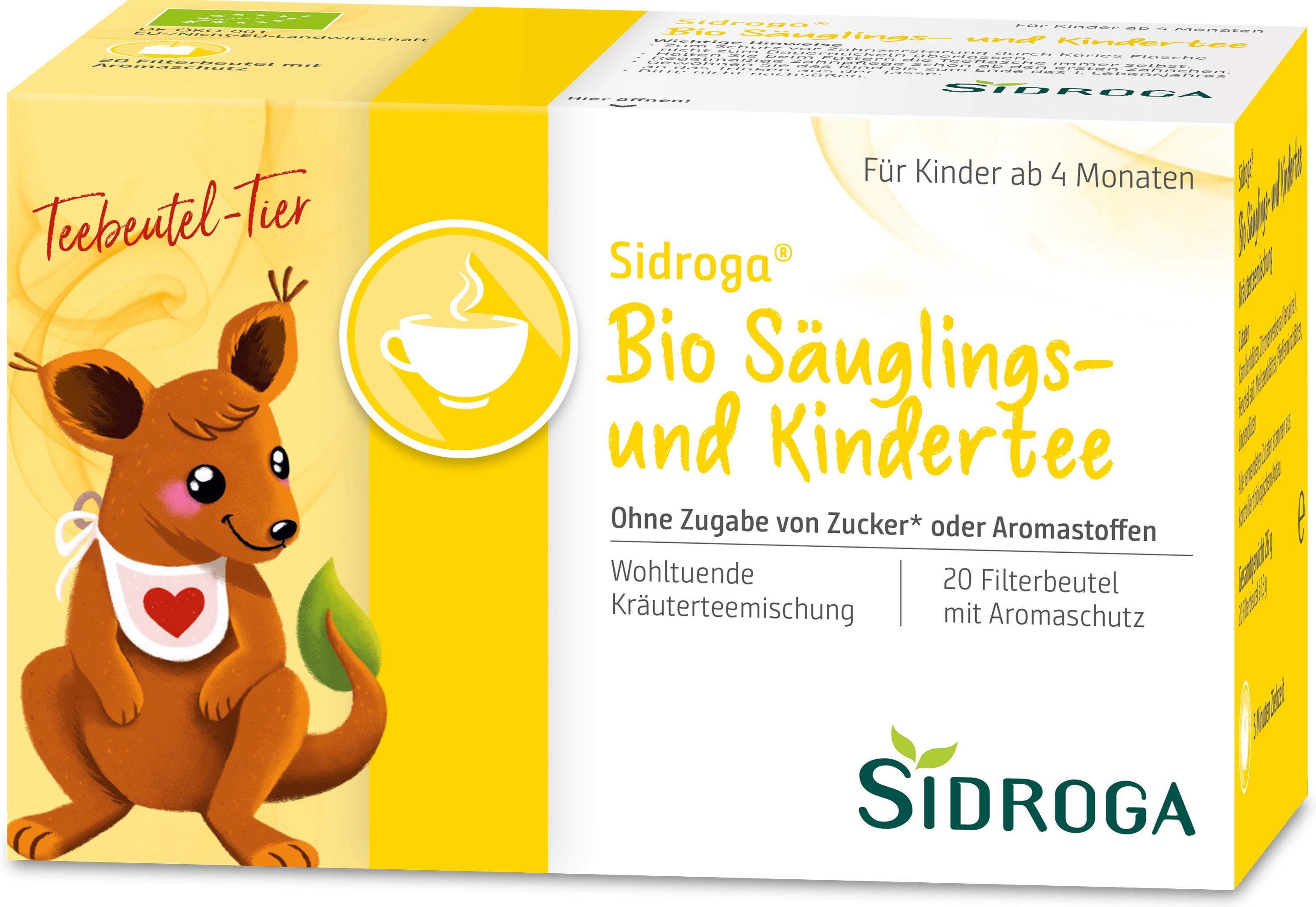 Thumbnail - Sidroga Bio Säuglings- und Kindertee Filterbeutel