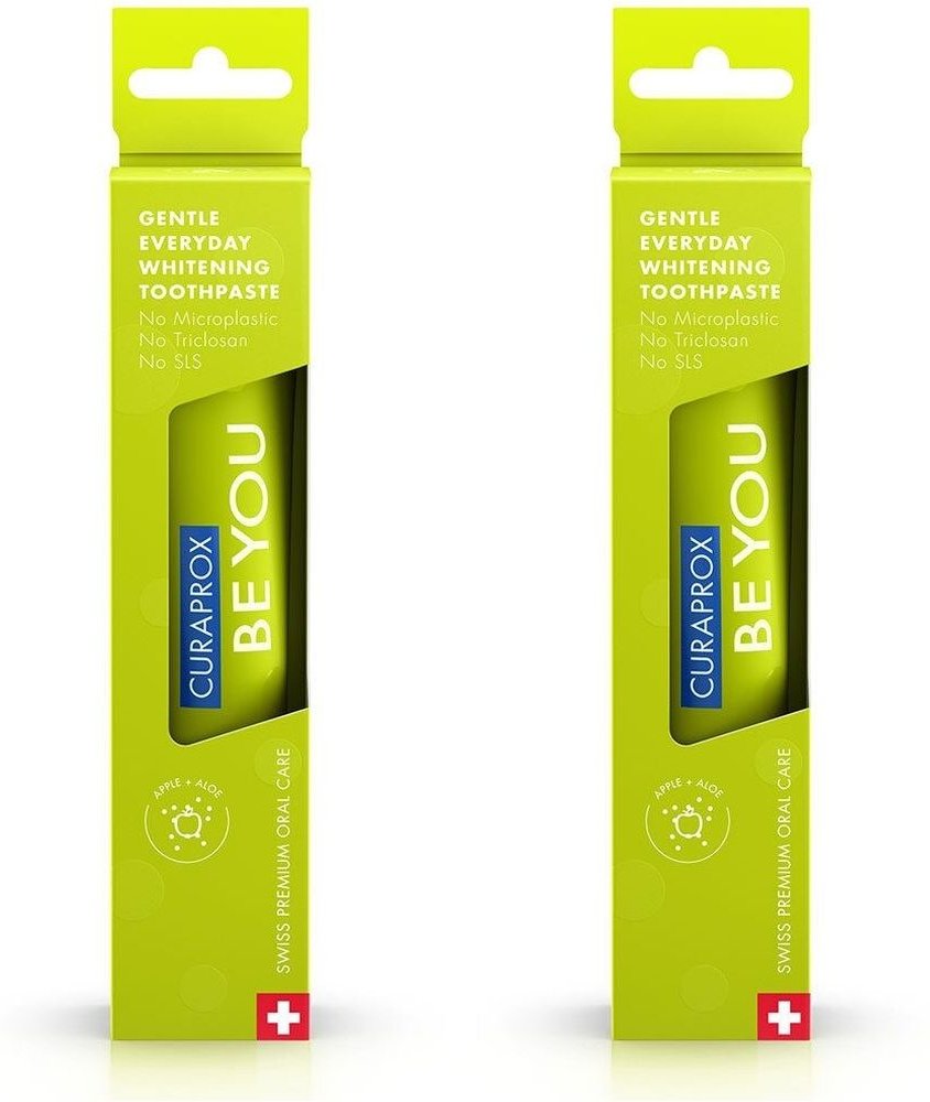 CURAPROx Beyou Apf+Al Grue x2 2x60 ml Zahnpasta