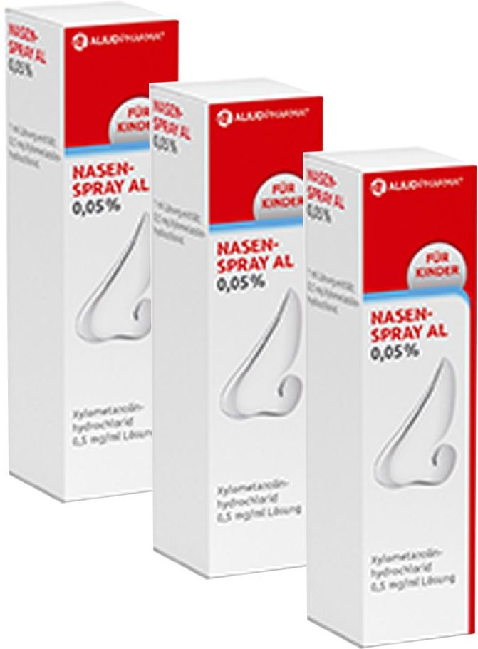 Nasenspray AL 0,05% x3 3x10 ml Lösung