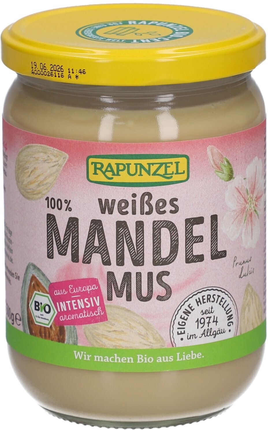 Rapunzel Mandelmus weiß 500 g Futter