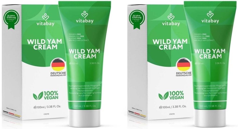 Wild Yams Creme 100Ml x2 2x100 ml