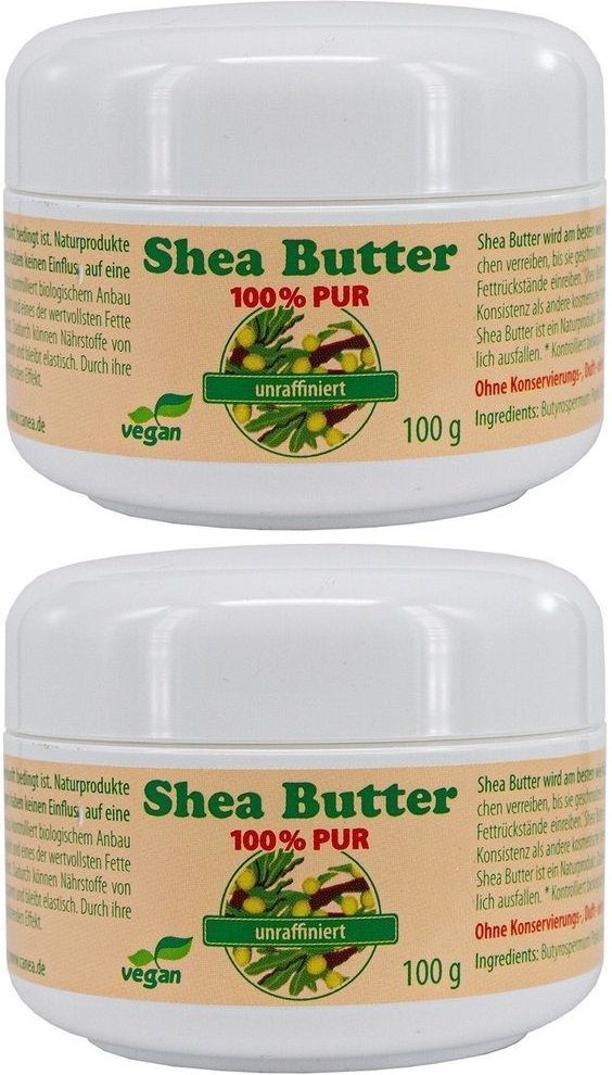 Shea Butter Unraf 100% PUR x2 2x100 g Creme