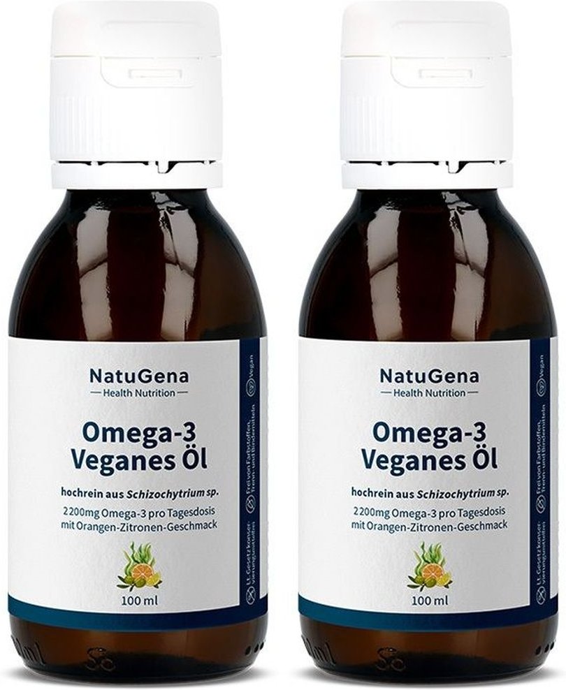 Omega 3 Vegan 2200 MG x2 2x100 ml Öl