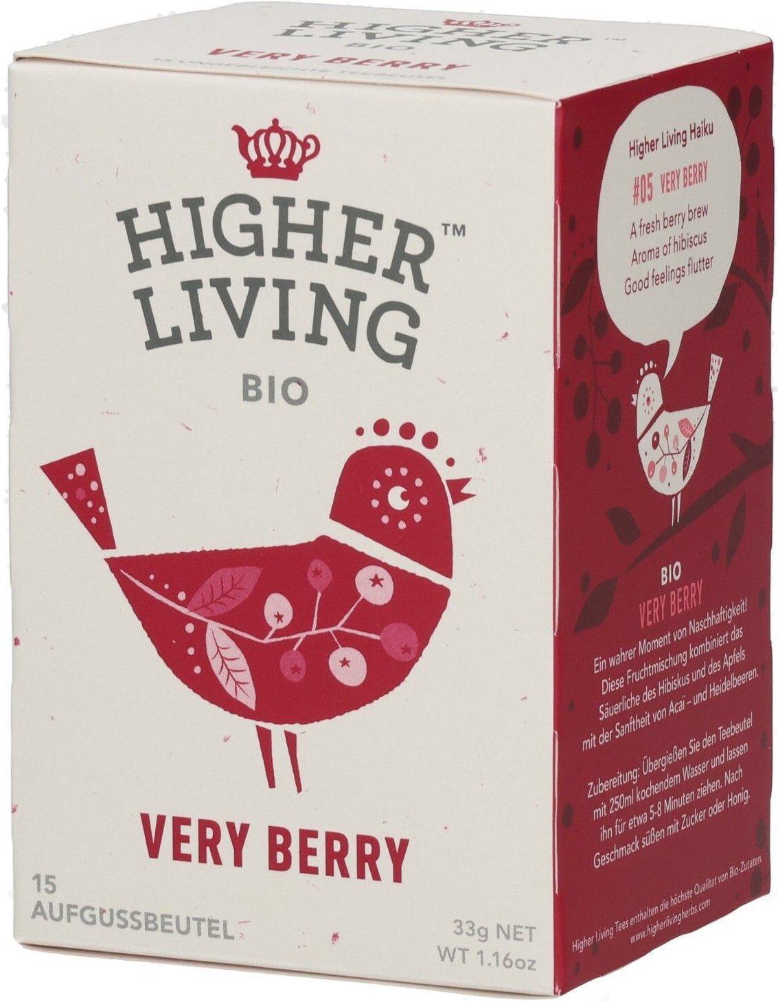 Higher Living - Beerentraum 33 g Filterbeutel