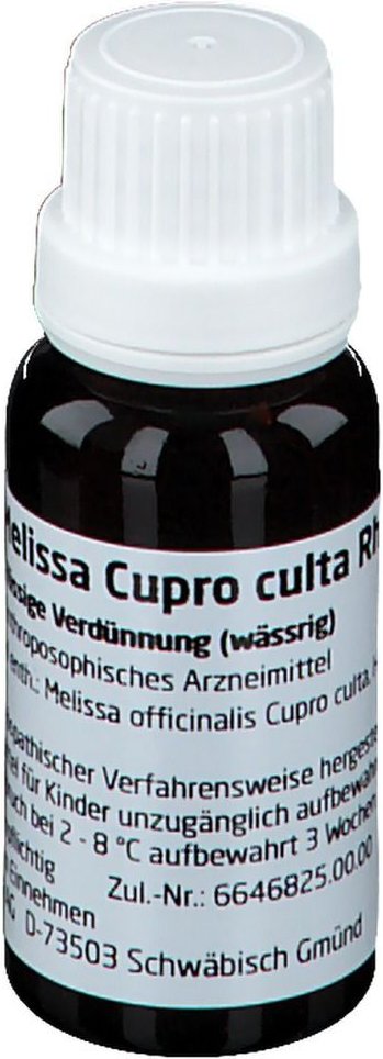 Melissa Cupro Culta RH D 3 Dilution