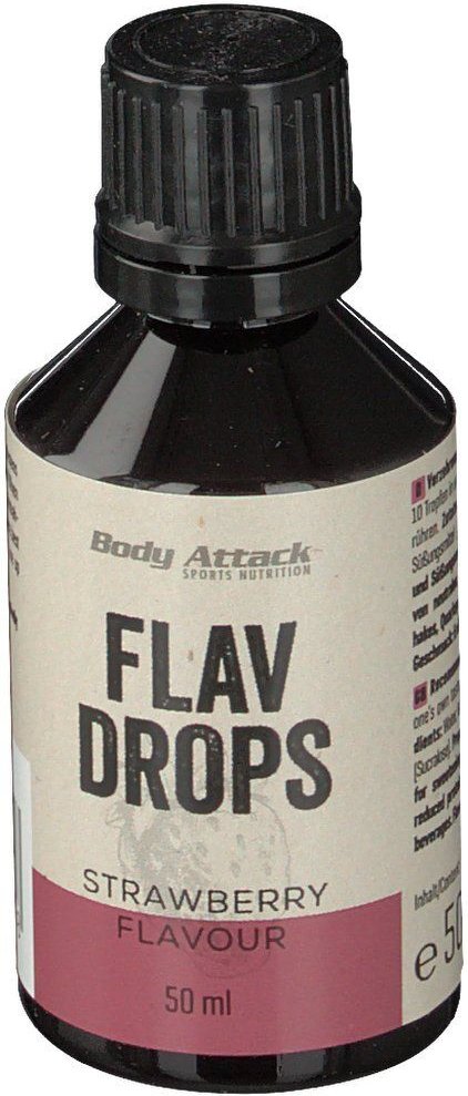 Flav Drops Strawberry flüssig 50 ml Flüssigkeit
