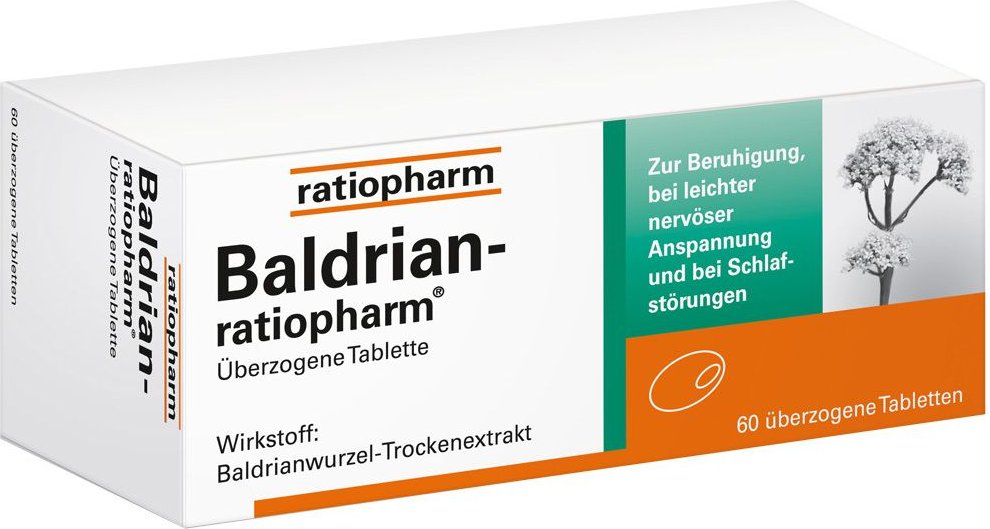 Baldrian-Ratiopharm überzogene Tabletten 60 St Überzogene