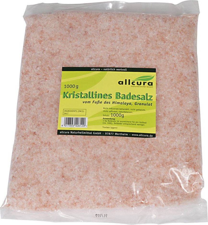 Thumbnail - Kristallines Badesalz v.Fuße d.Himalaya 1000 g Salz