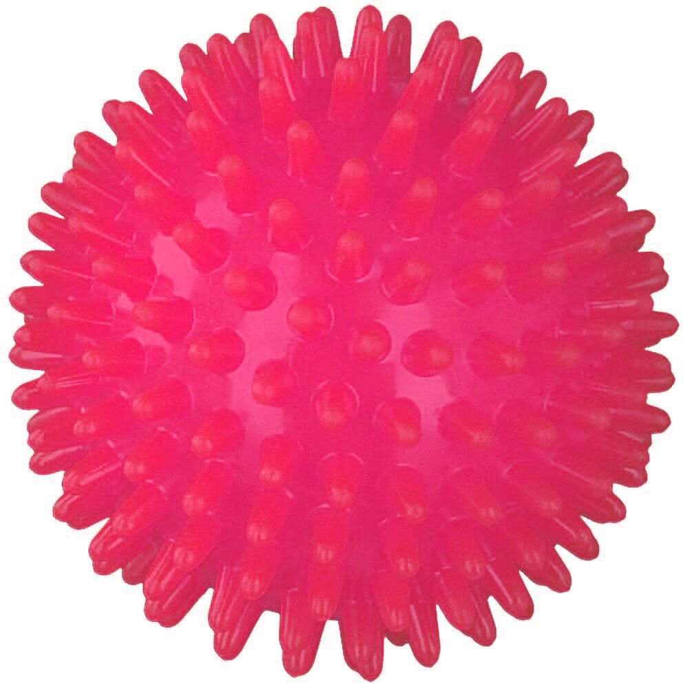 Massageball Igel 9 cm rot