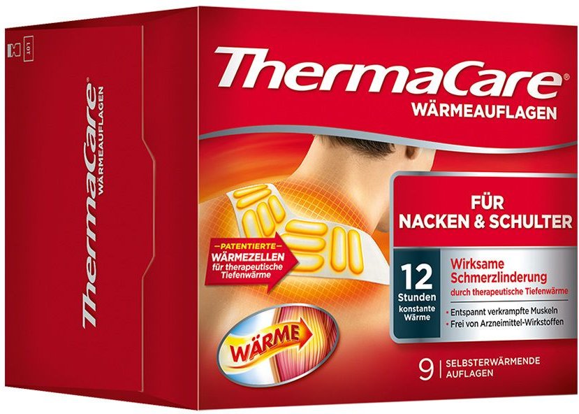 Thermacare Nacken/Schulter Auflagen z.Schmerzlind. 9 St Bandage(s)