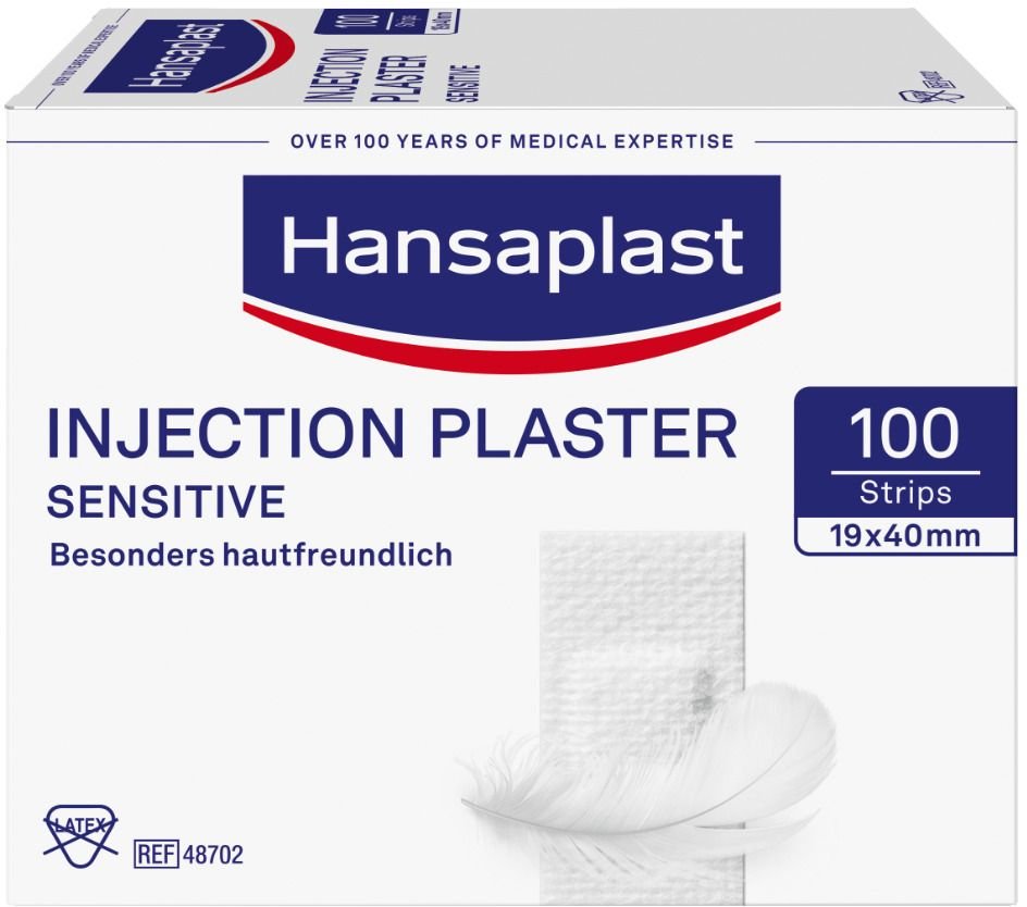 Thumbnail - Hansaplast Sensitive Injektionspflaster 1,9x4 cm 100 St Pflaster