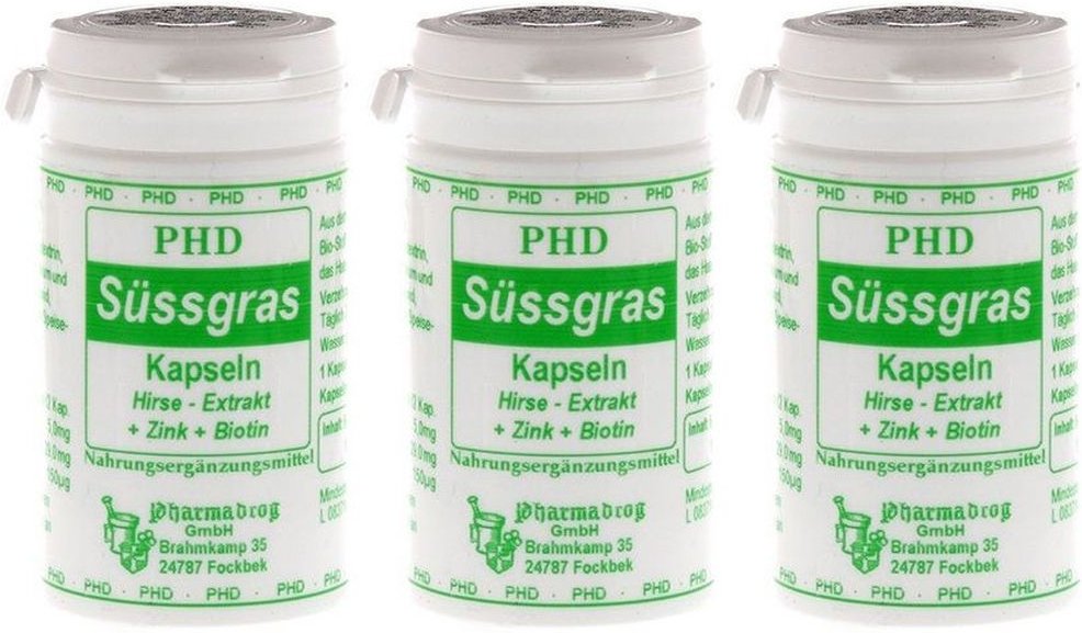 Süssgras Kapseln 3x 3x60 St