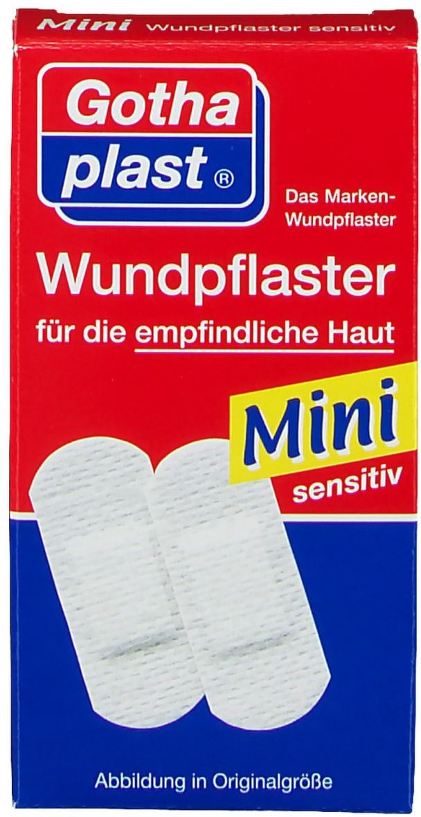 Gothaplast Wundpfl.Mini sensitiv 1,7x4 cm 20 St Pflaster