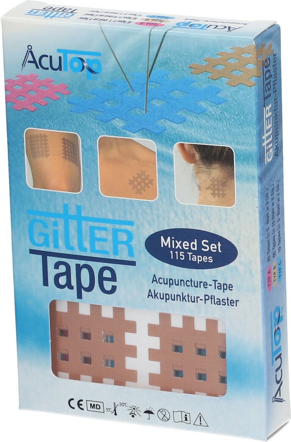 Gitter Tape AcuTop Mix Set 115 St Pflaster