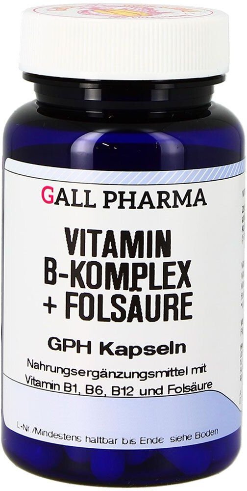 Vitamin B KOMPLEX+Folsäure GPH Kapseln 120 St