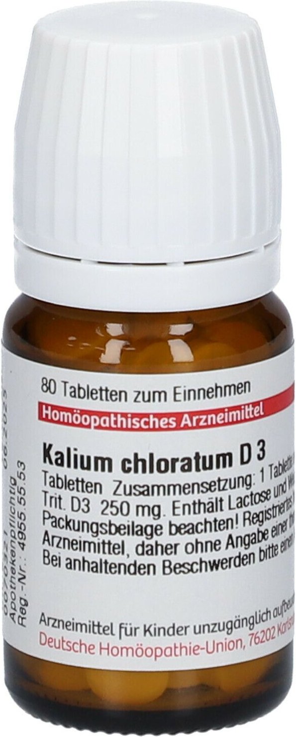Kalium Chloratum D 3 Tabletten 80 St