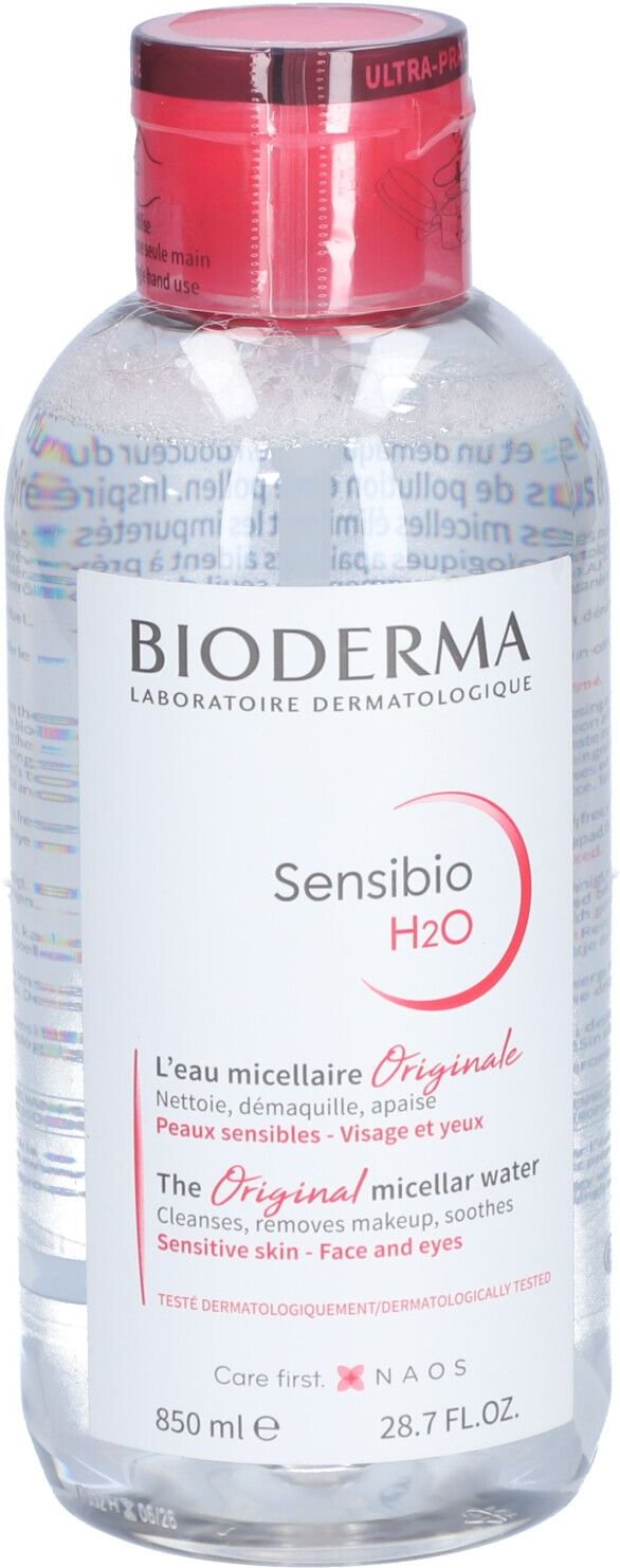 Bioderma Sensibio H2O Rein.Lsg.Mizellenwasser Pump 850 ml Lösung