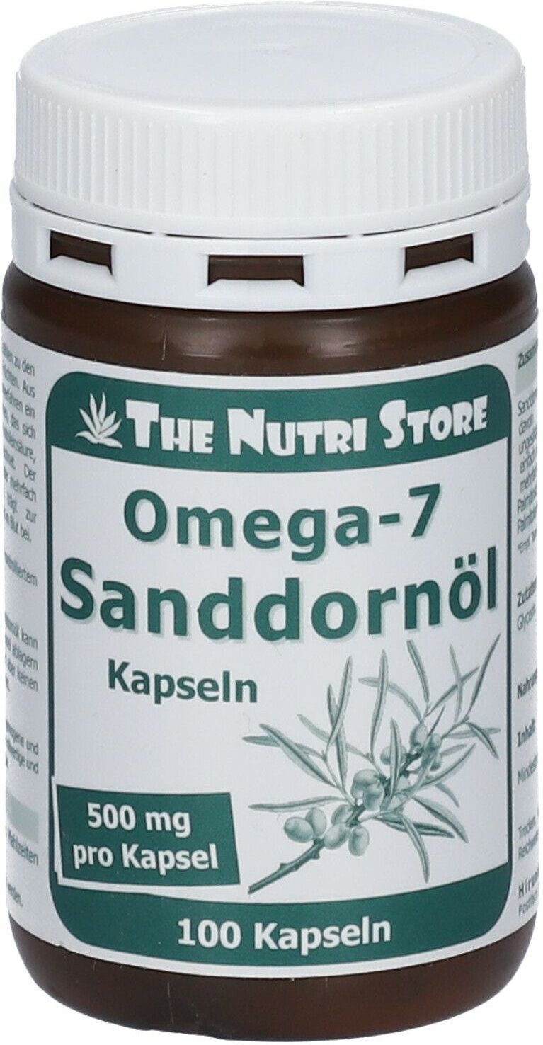 Omega 7 Sanddornöl 500 mg Bio Kapseln