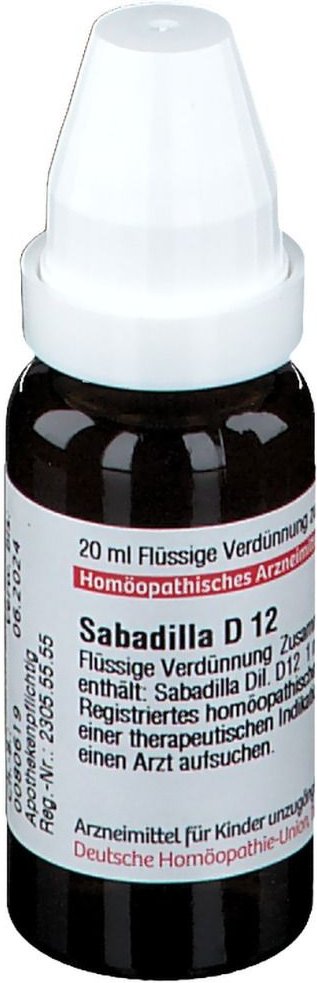 Sabadilla D 12 Dilution 20 ml