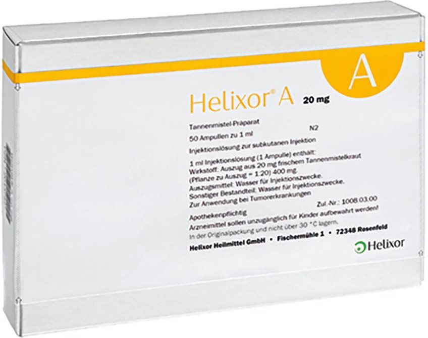 Helixor A Ampullen 20 mg 50 St
