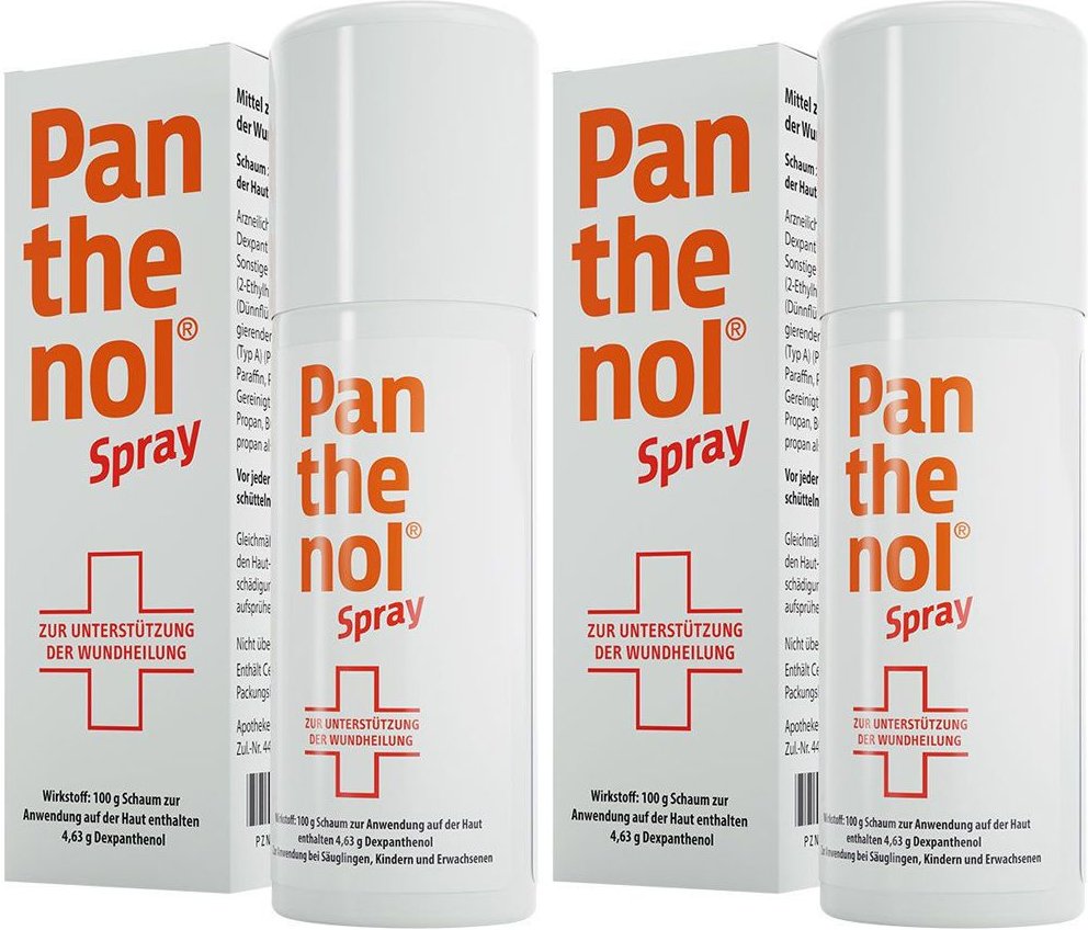 Panthenol Doppelpack 2x130 g Spray