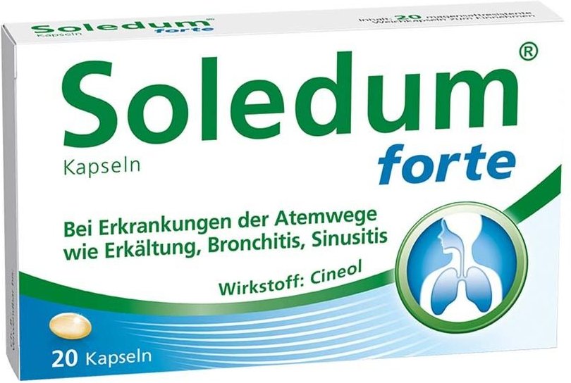 Soledum Kapseln forte 200 mg 20 St magensaftresistent