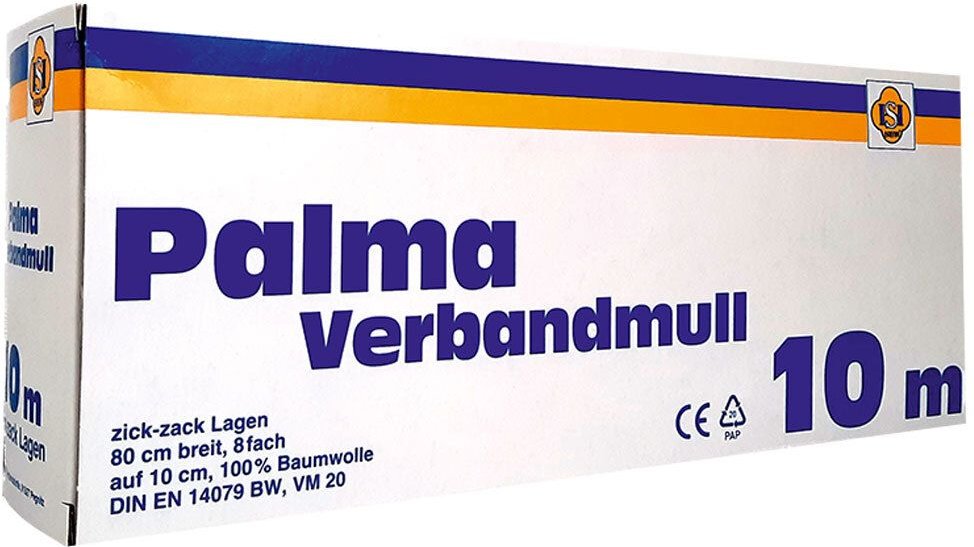Palma Verbandmull 10m Zickza
