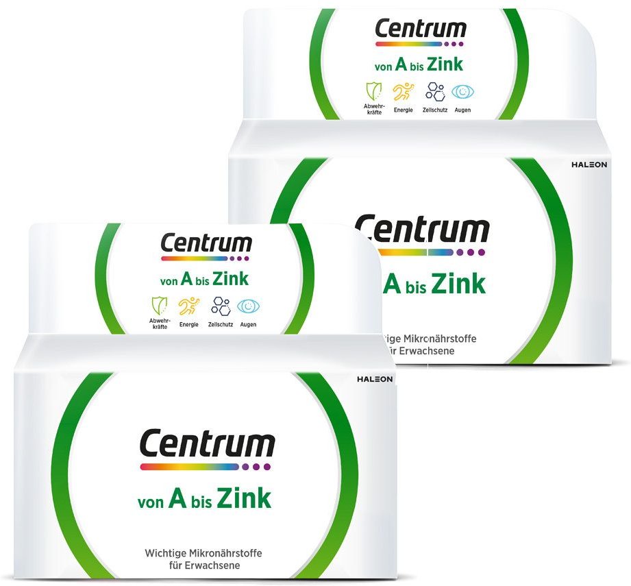 Thumbnail - Centrum A-Zink Tabletten Doppelpack 2x180 St