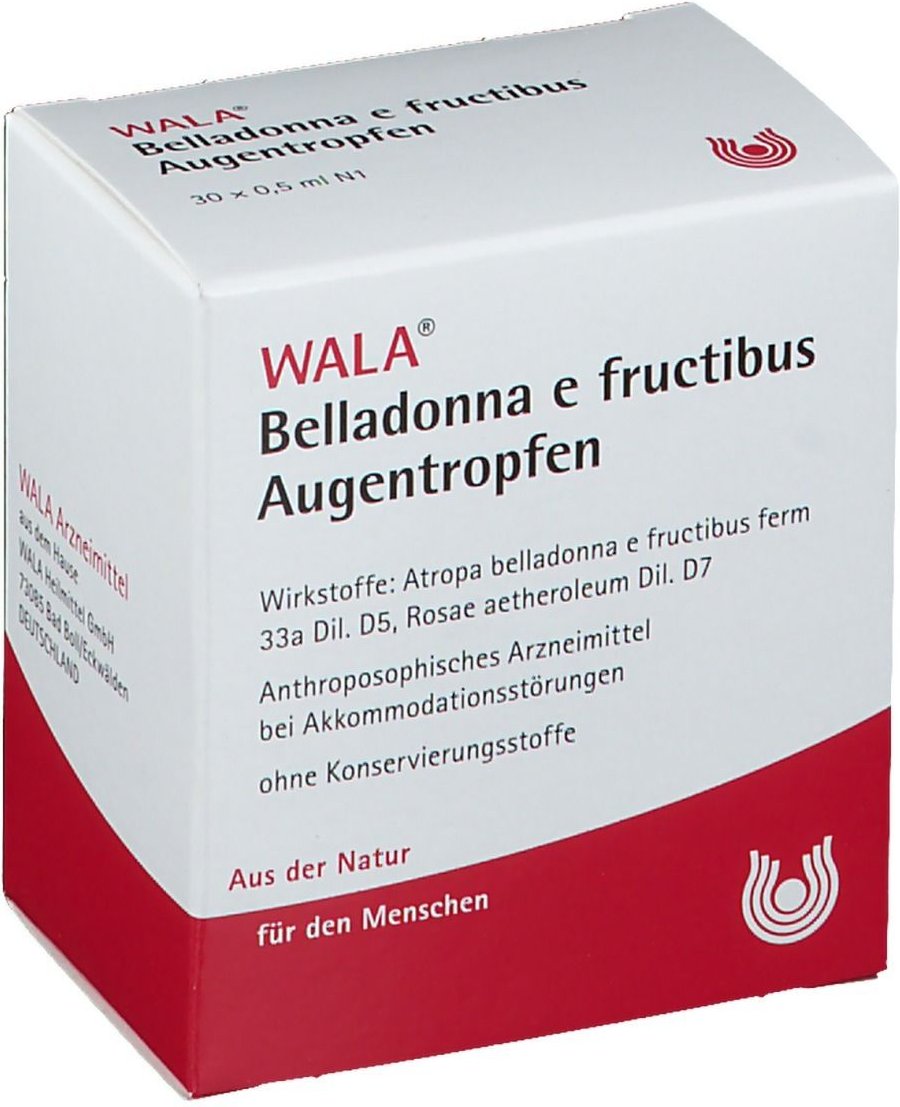 Belladonna E Fructibus Augen