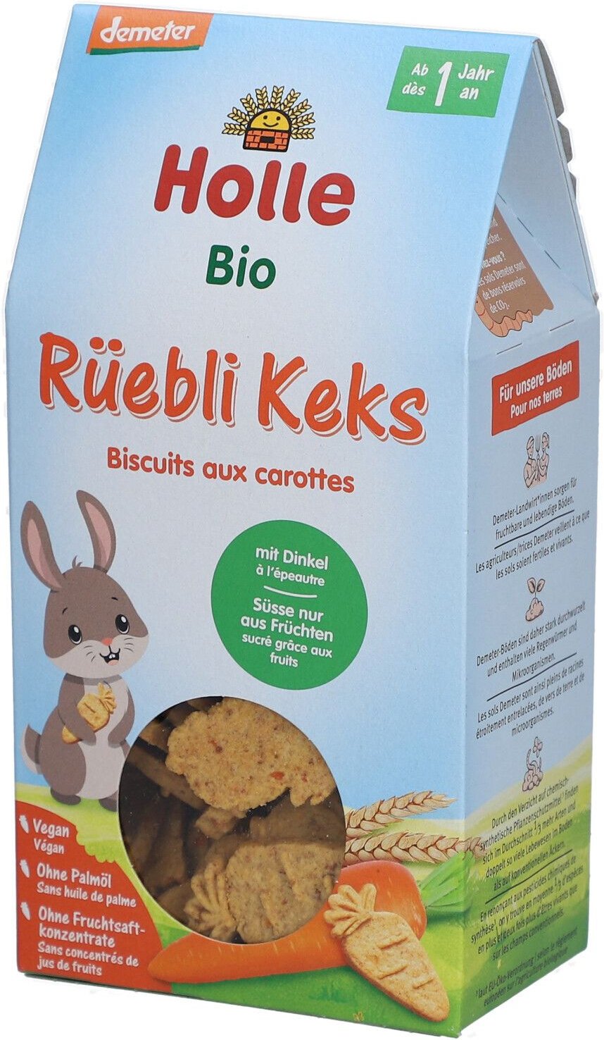 Holle Bio Rüebli Keks 125 g Futter
