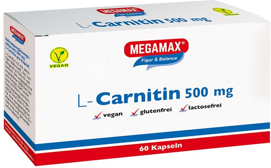 Megamax L-Carnitin 500 mg Kapseln 60 St