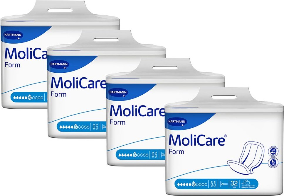 Thumbnail - Molicare Form 6 Tropfen 4x32 St Windeln