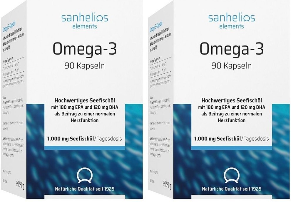 Sanhelios Omega-3 KAP 1000 x2 2x90 St Kapseln