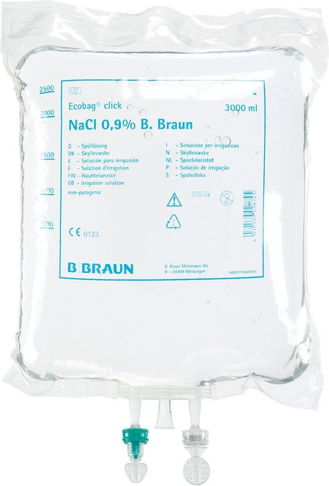 Natriumchlorid 0,9% Braun Ecobag Infusionslsg. 4x3000 ml Infusionslösung