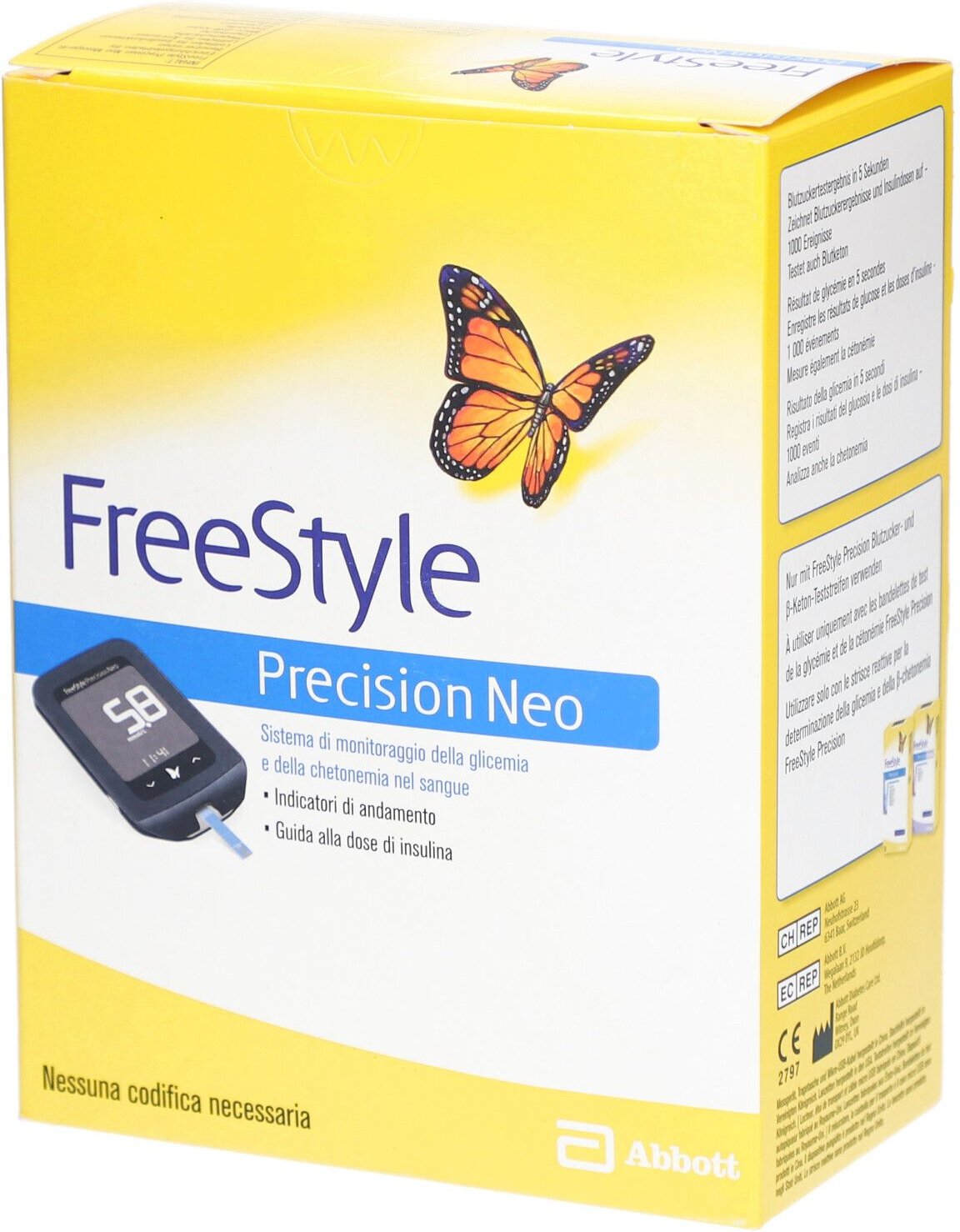 Freestyle Precision Neo BZ-/Ketonmessgerät mmol/l 1 St Nicht relevant