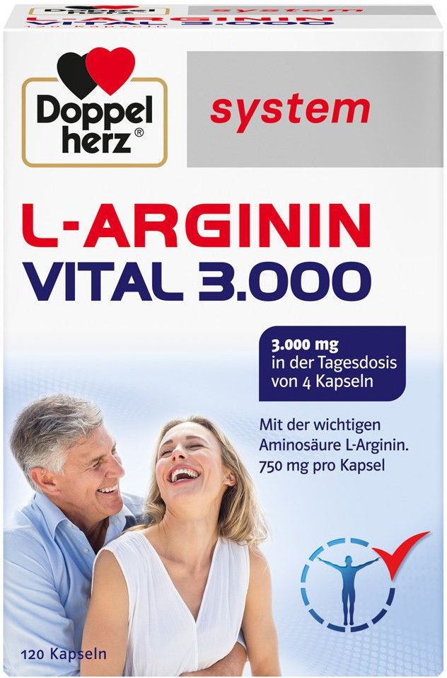 Doppelherz system L-Arginin Vital 3000 Kapseln