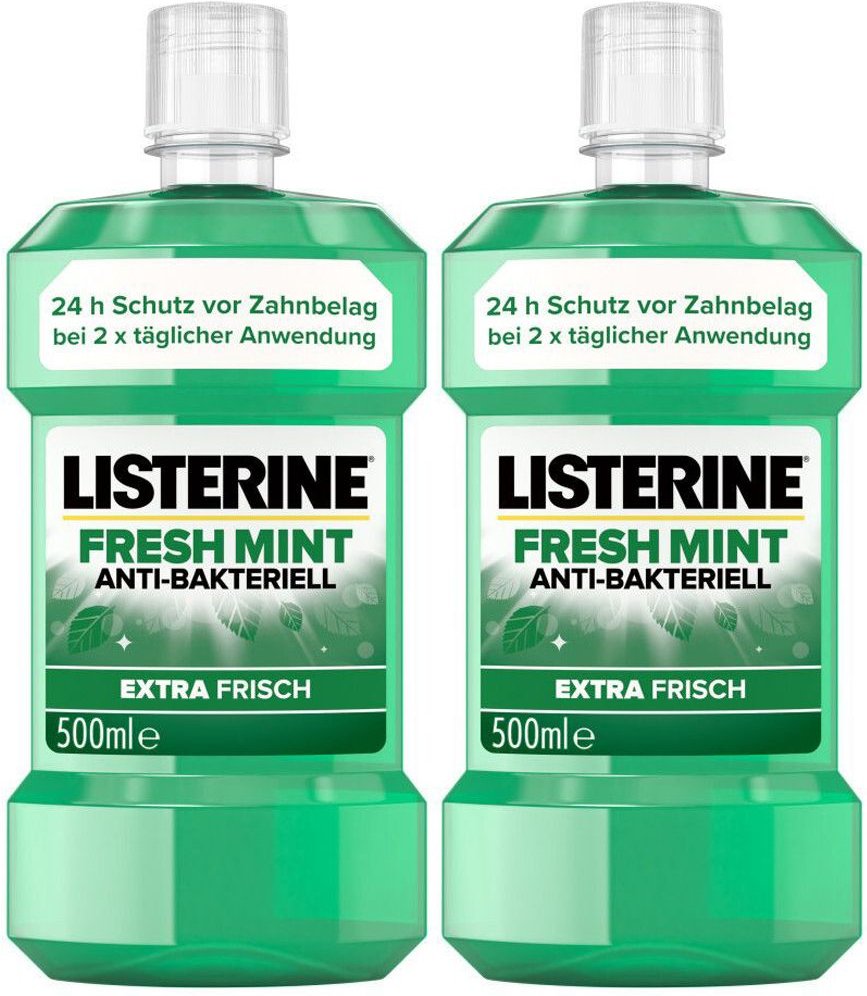 Thumbnail - Listerine Fresh Mint x2 2x500 ml Lösung