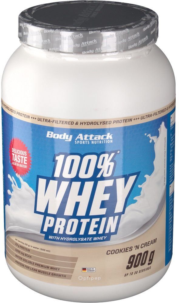 100% Whey Protein cookies'n Cream Pulver 900 g