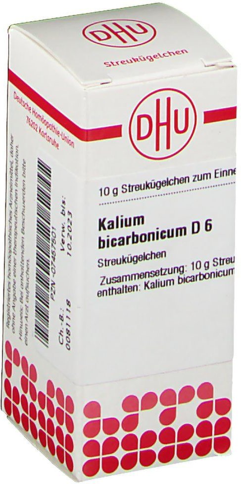Kalium Bicarbonicum D 6 Globuli 10 g