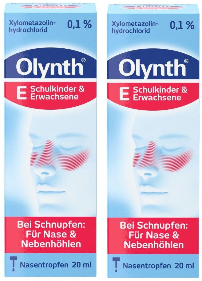 Olynth 0,1% Schnupfen Lösung x2 2x20 ml Nasentropfen