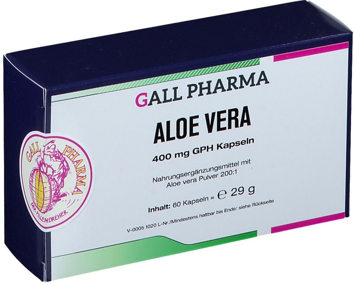 Aloe Vera 400 mg GPH Kapseln 60 St