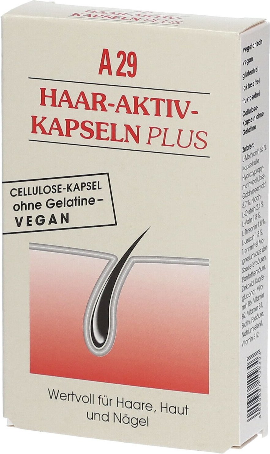 Thumbnail - A29 Haar Aktiv Kapseln Plus 30 St