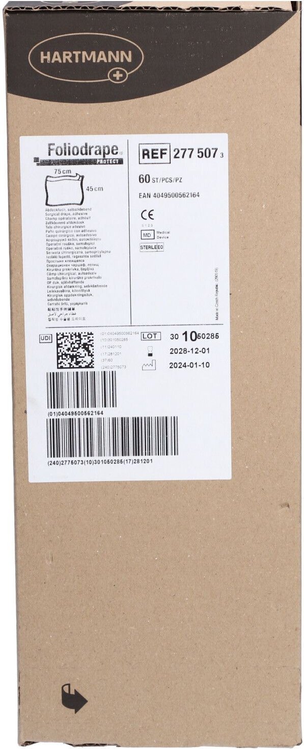 Foliodrape protect Abdecktuch selbstkleb.45x75 cm 60 St Tücher