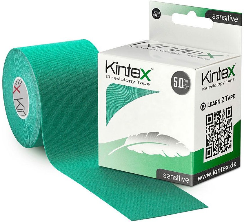 Kintex Kinesiologie Tape sensitive 5 cmx5 m grün