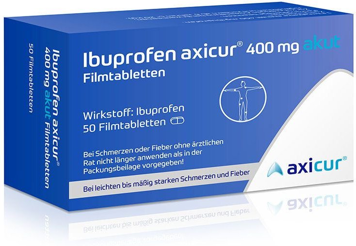 Ibuprofen axicur 400 mg akut Filmtabletten
