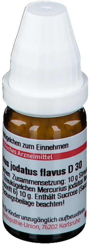 Mercurius Jodatus Flavus D 30 Globuli 10 g