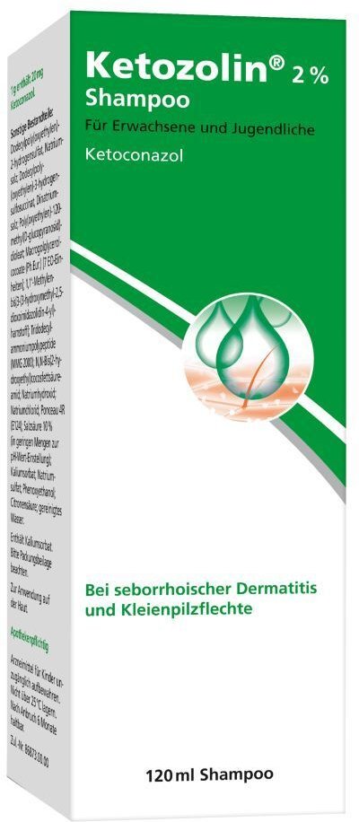 Ketozolin 2% Shampoo 120 ml