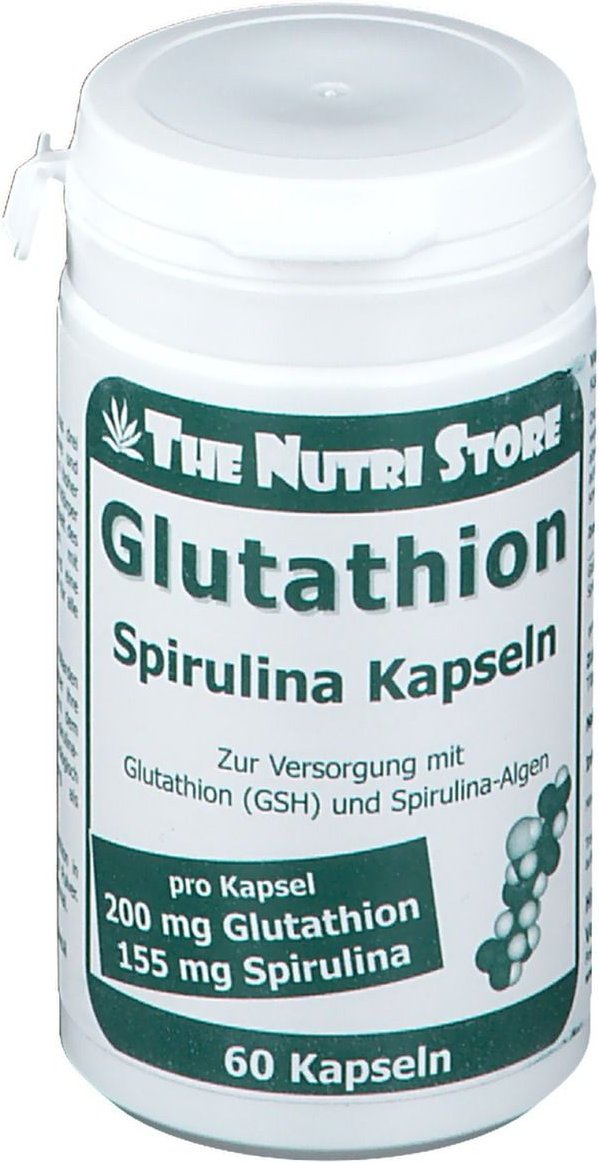 Glutathion 200 mg + Spirulina Kapseln