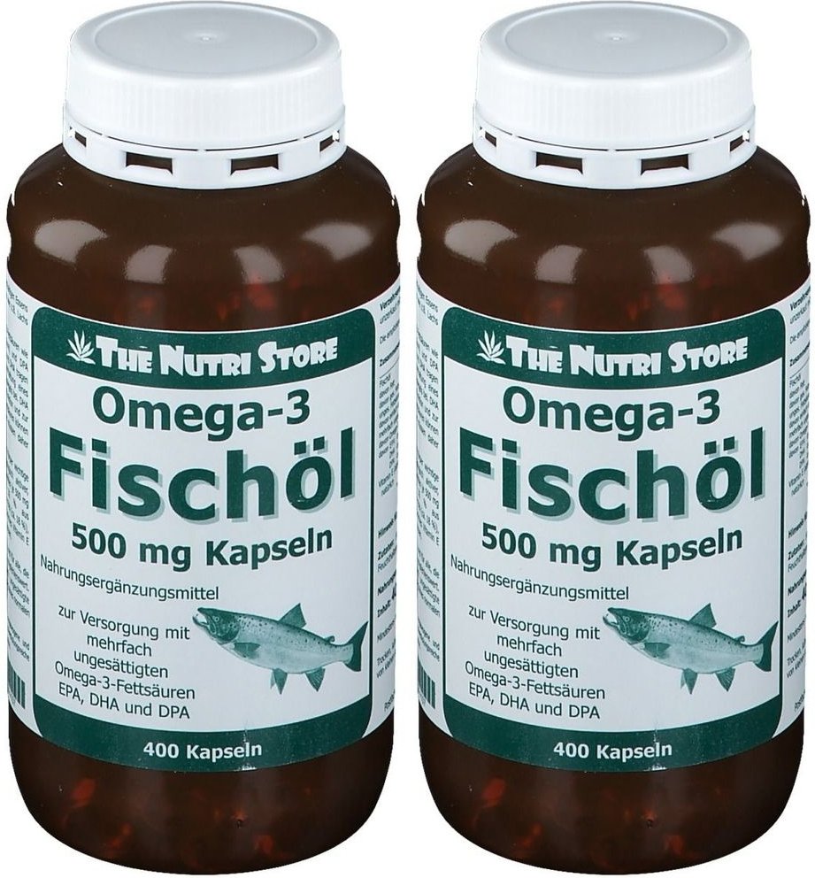 Omega 3 Fischoel KAP 500Mg x2 2x400 St Kapseln